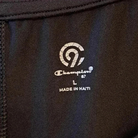 Champion C9 Athletic Long Sleeved Top Black Size Large - Picture 7 of 12